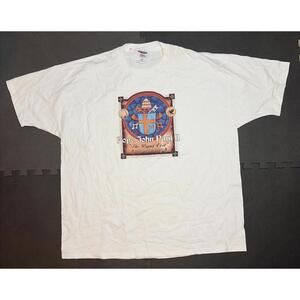 Vtg 90s The Champ Tag Pope John Paul II STL MO XL Church Religion Jesus God Tee